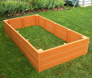 Recycled Plastic Raised Garden Bed - 4' x 8' x 11"