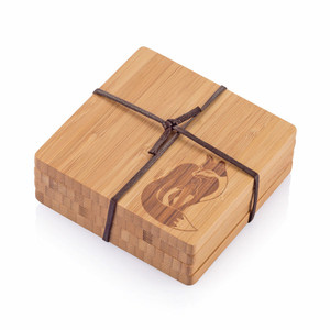 Bambu Fox Coasters - Set of 4