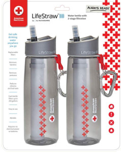 American Red Cross LifeStraw Go with 2-Stage Filtration - Two Pack