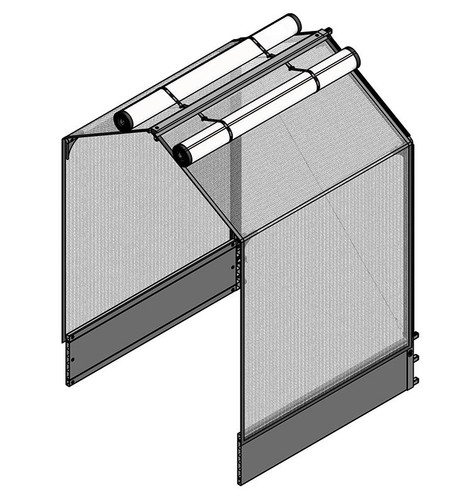GrowCamp Extension Module for 4' x 4' x 12" with 5' High Frame