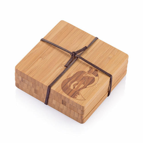 Bambu Fox Coasters - Set of 4
