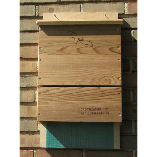 Single Chamber Wooden Bat House