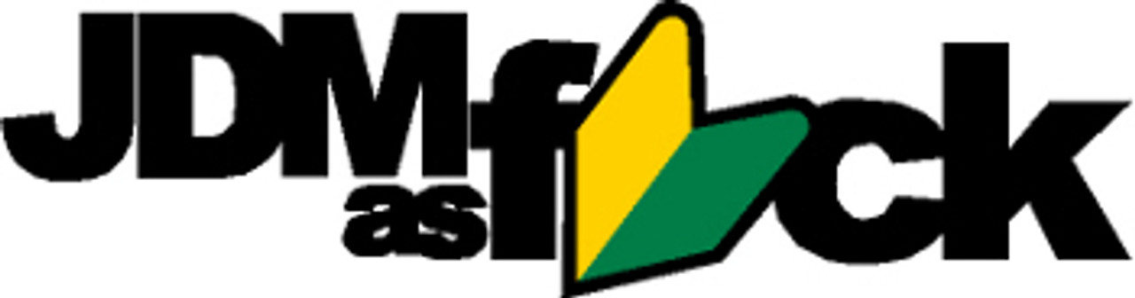 JDM As F#ck Car Decal