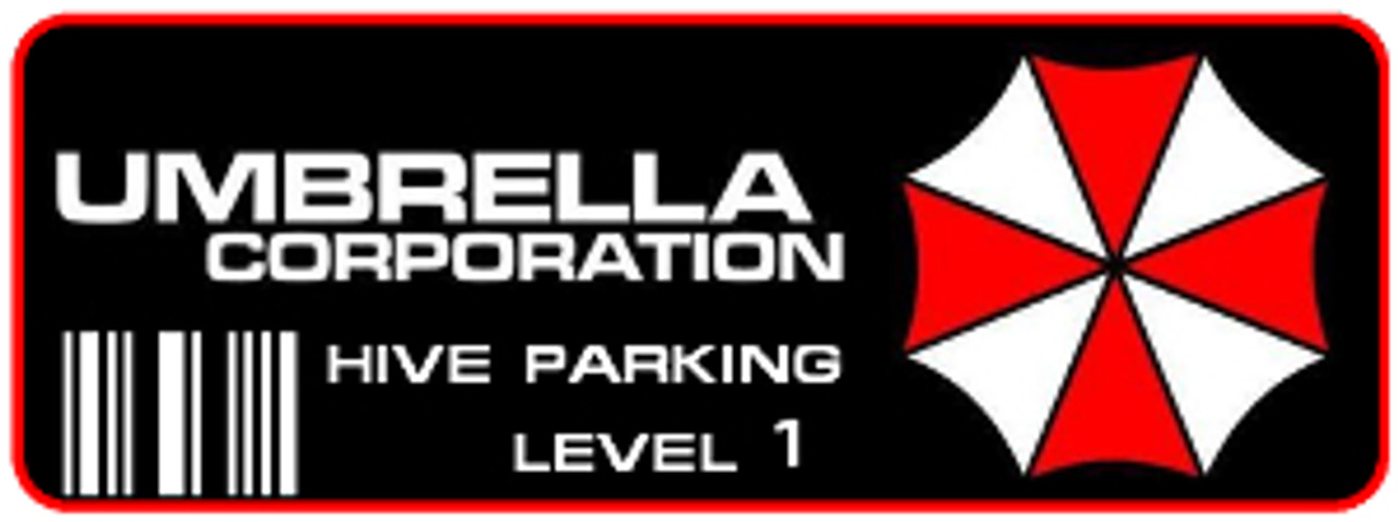 Umbrella Corporation Parking Decal - Level 1