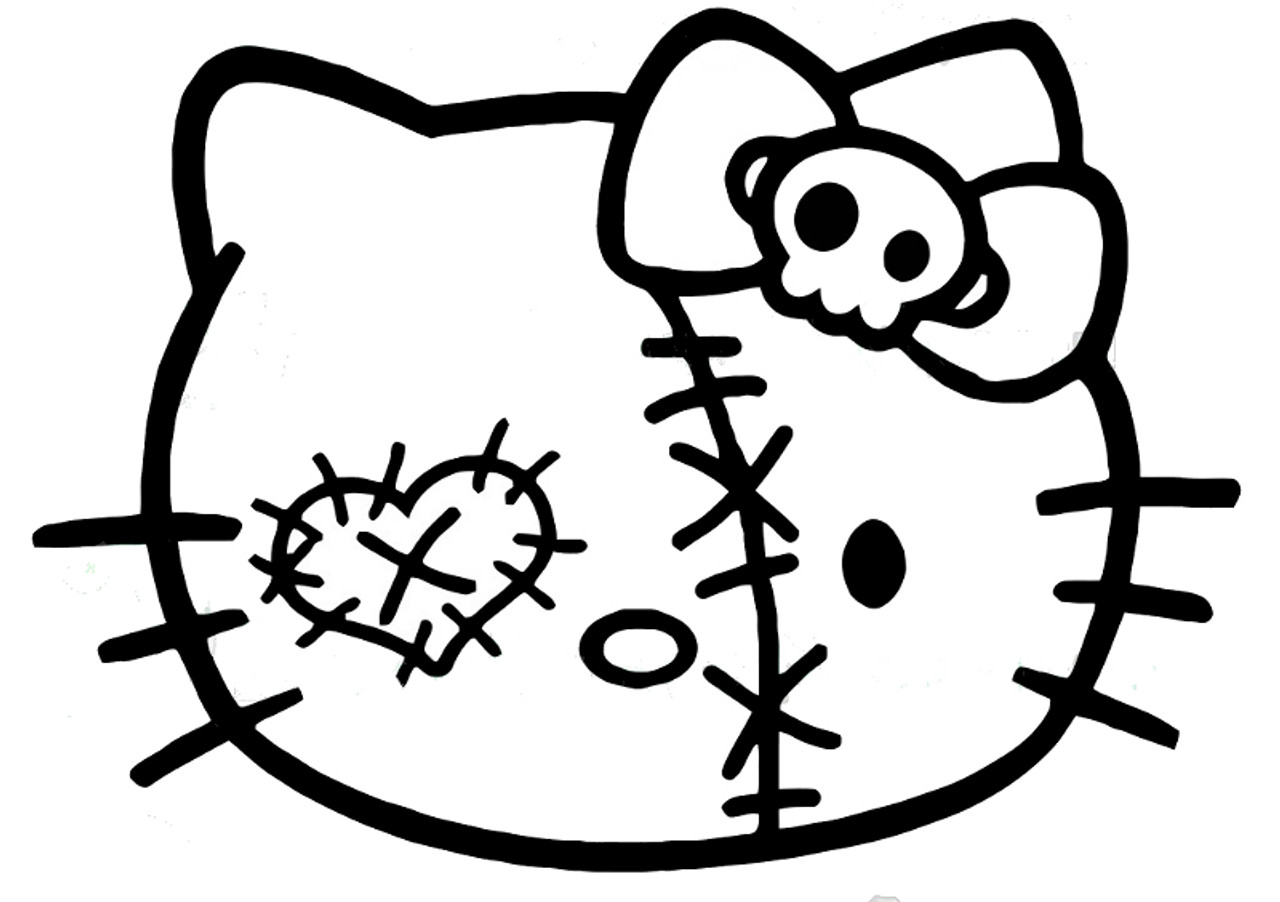 Free SVG Halloween Hello Kitty Svg 3324+ Ppular Design