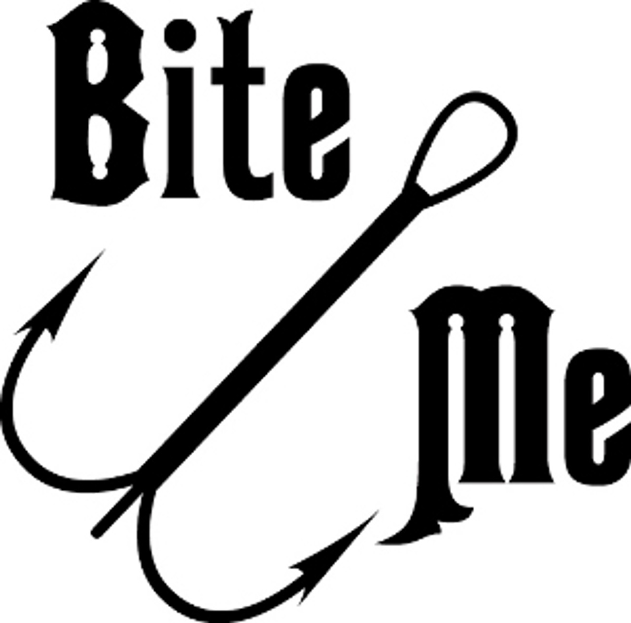 Bite Me Fishing Decal