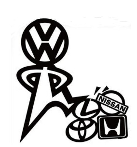 Vw Sexy Girl Decal 4206