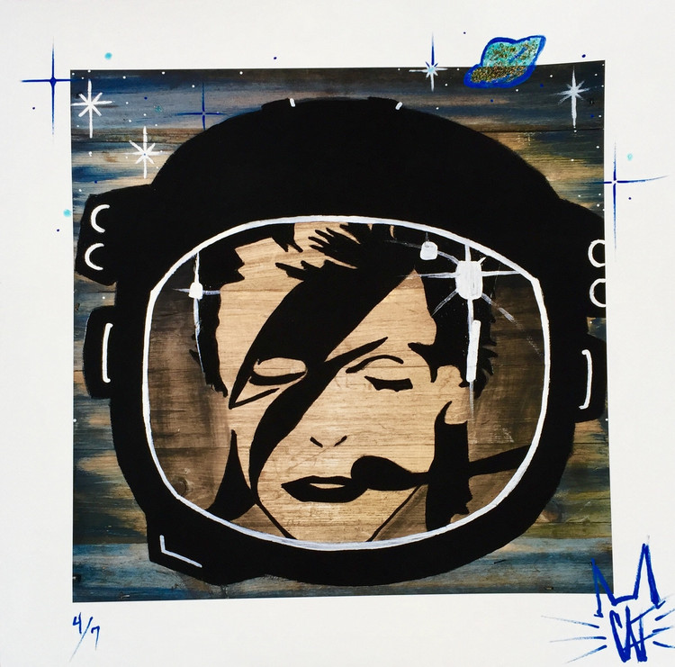 Space Bowie by Cat Hothan