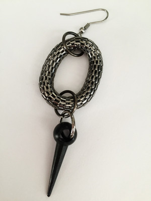 Modern Mesh Loop Earrings