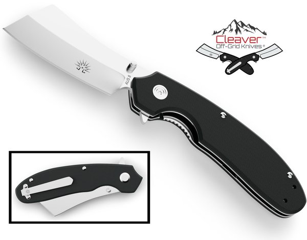 spring assisted cleaver flipper knife