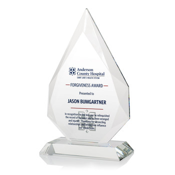 Pinnacle Optical Crystal Award Pinnacle Optical Crystal Award
