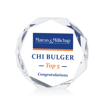 Octagon Paperweight Acrylic Award Octagon Paperweight Acrylic Award