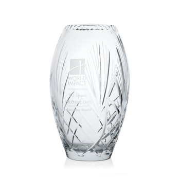 Accolade Crystal Award Vase Accolade Crystal Award Vase