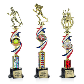 Stars & Stripes Series Trophies (3 Sizes) Stars & Stripes Series Trophies (3 Sizes)