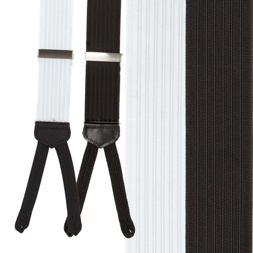 Button Suspenders - Leather, Runner and Industrial End | SuspenderStore