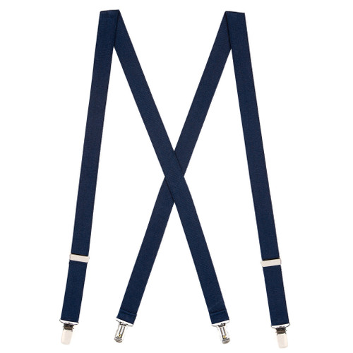 Navy Blue Suspenders 1 Inch Wide | SuspenderStore