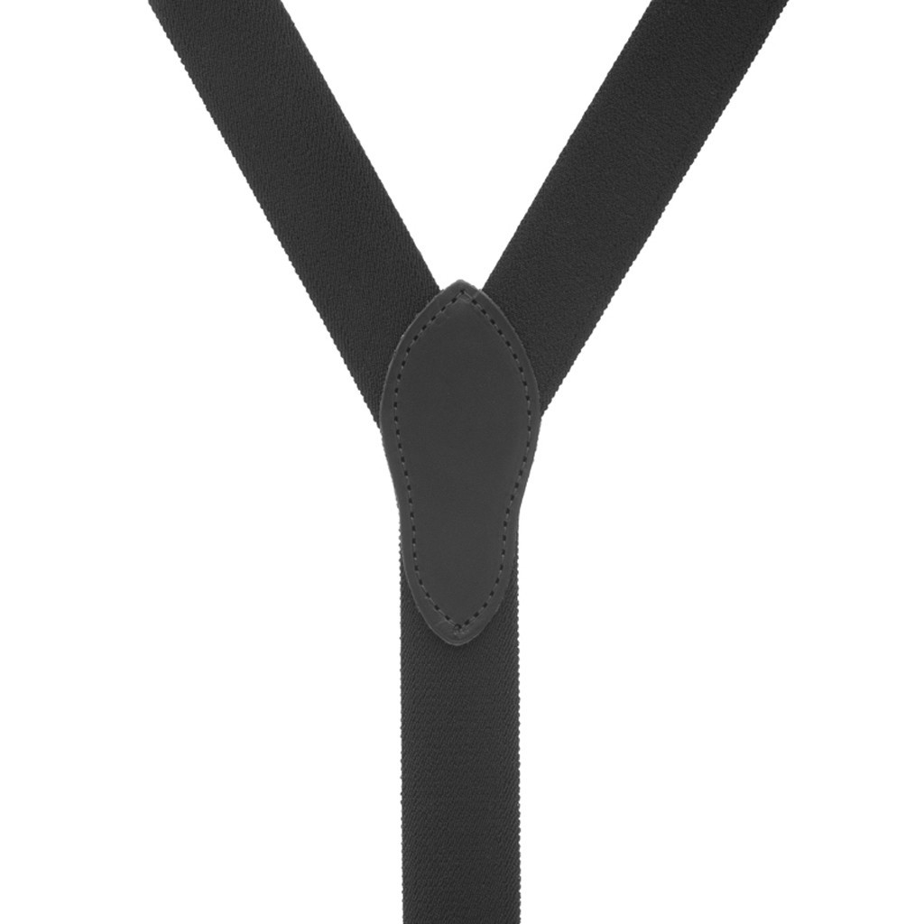 BLACK Rugged Comfort Suspenders Trigger SnapSuspenderStore