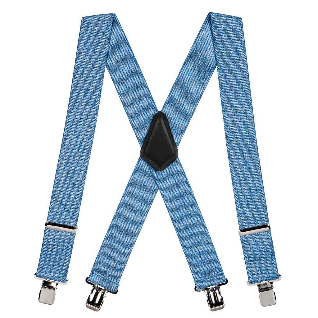 Denim-look Suspenders - SuspenderStore