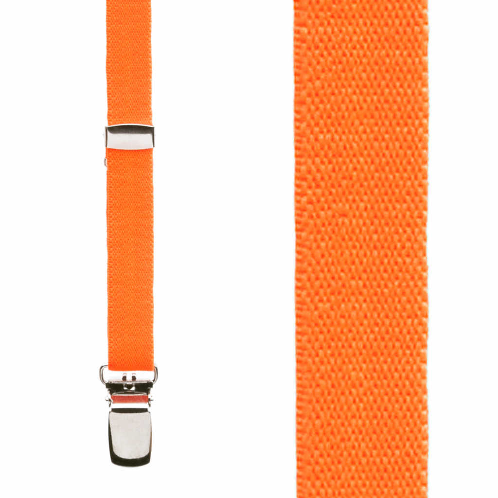 NEON Orange Suspenders|SuspenderStore