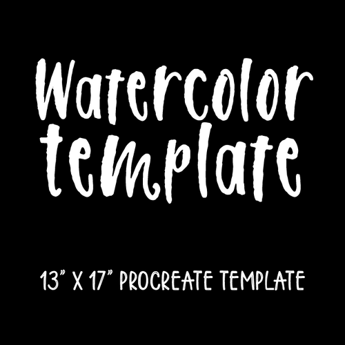Watercolor Template