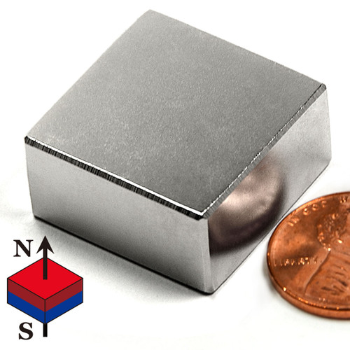 1x1x1/2" NdFeB Rare Earth Magnet 1x1x1/2" NdFeB Rare Earth Magnet