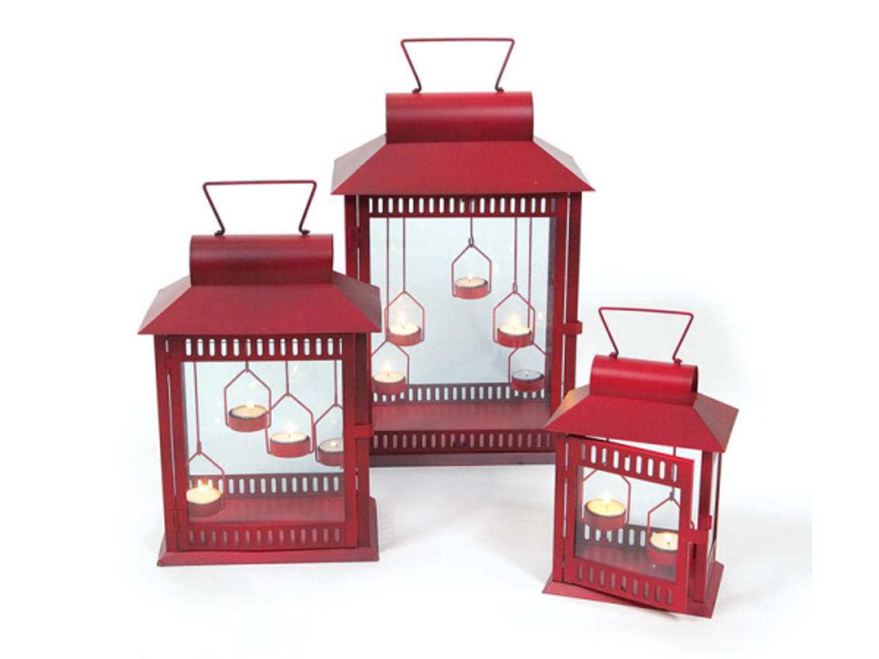 Find great deals on ebay for christmas lanterns candles. Set of 3 Red Christmas Indoor/Outdoor Tea Light Candle ...