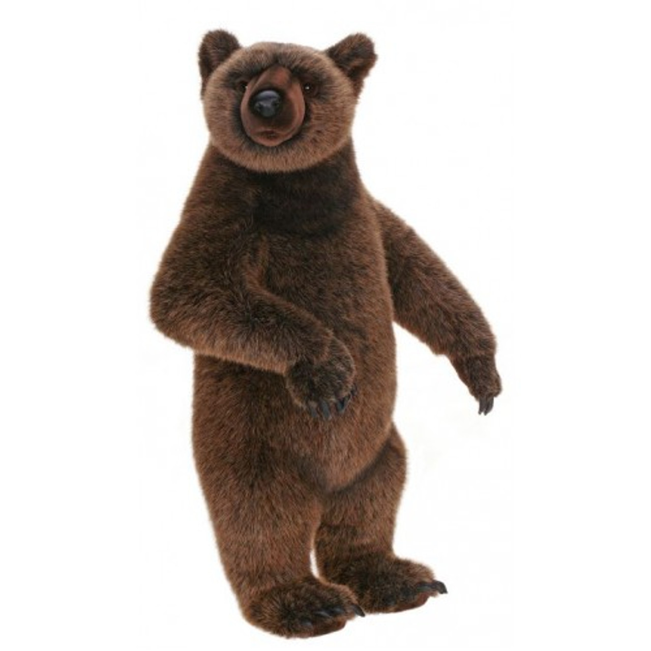 25.75" Lifelike Handcrafted Extra Soft Plush Grizzly Brown Bear Stuffed