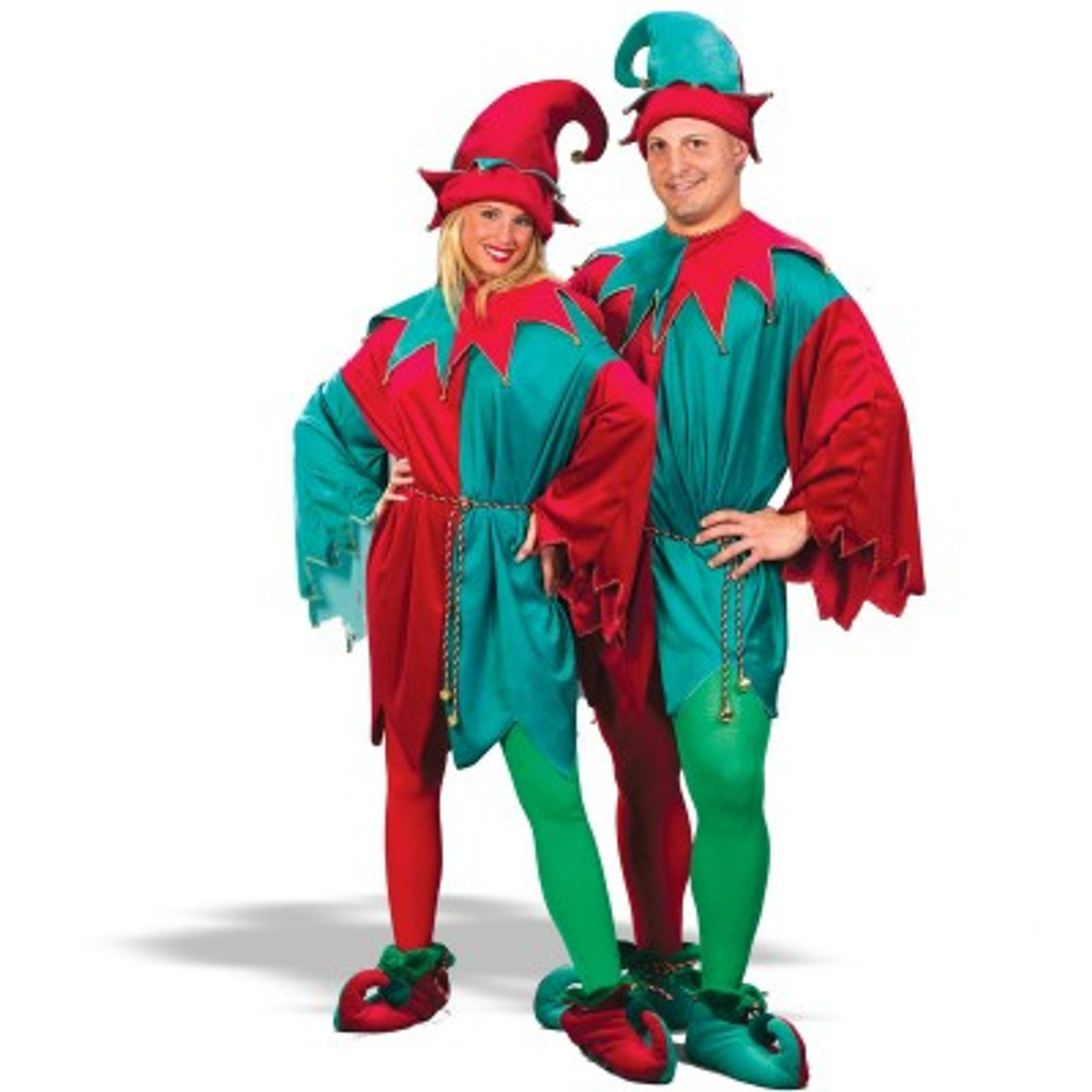 red and green unisex adult 5 piece christmas elf costume set one size fits most 6077071 - Christmas Elf Costume red and green unisex adult 5 piece christmas elf costume set one size fits most 6077071 - Christmas Elf Costume