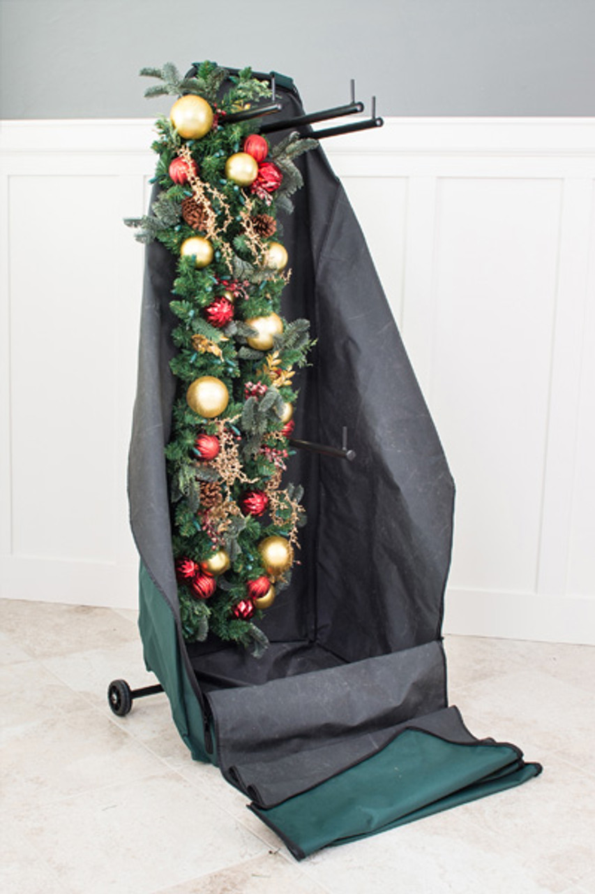 Christmas Garland Wreath Protective Deluxe Rolling Storage Bag Holds 4 Large Garlands Christmas Garland Wreath Protective Deluxe Rolling Storage Bag Holds 4 Large Garlands