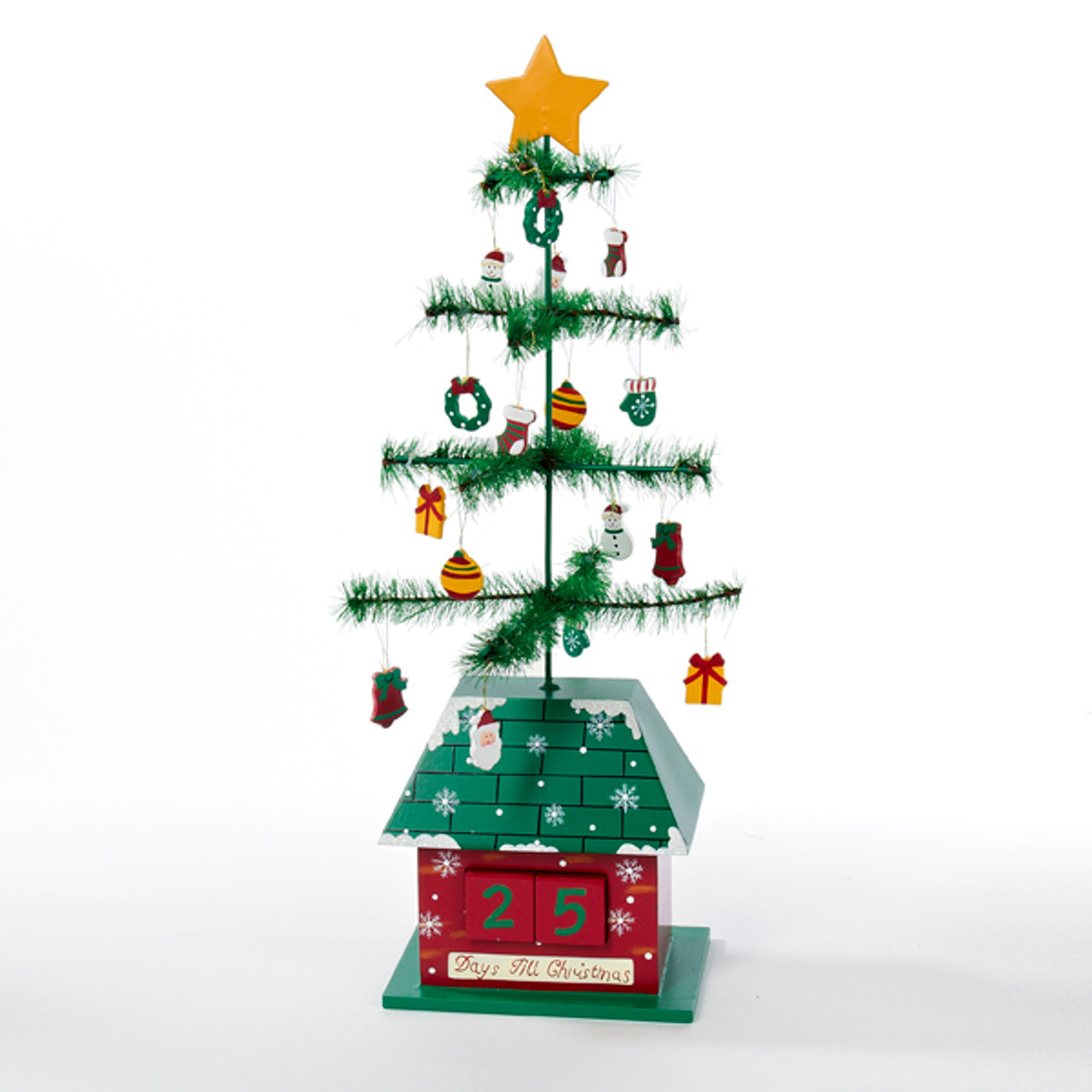 17 green and red christmas tree with ornaments days till christmas calendar 31736723 - Miniature Christmas Decorations 17 green and red christmas tree with ornaments days till christmas calendar 31736723 - Miniature Christmas Decorations