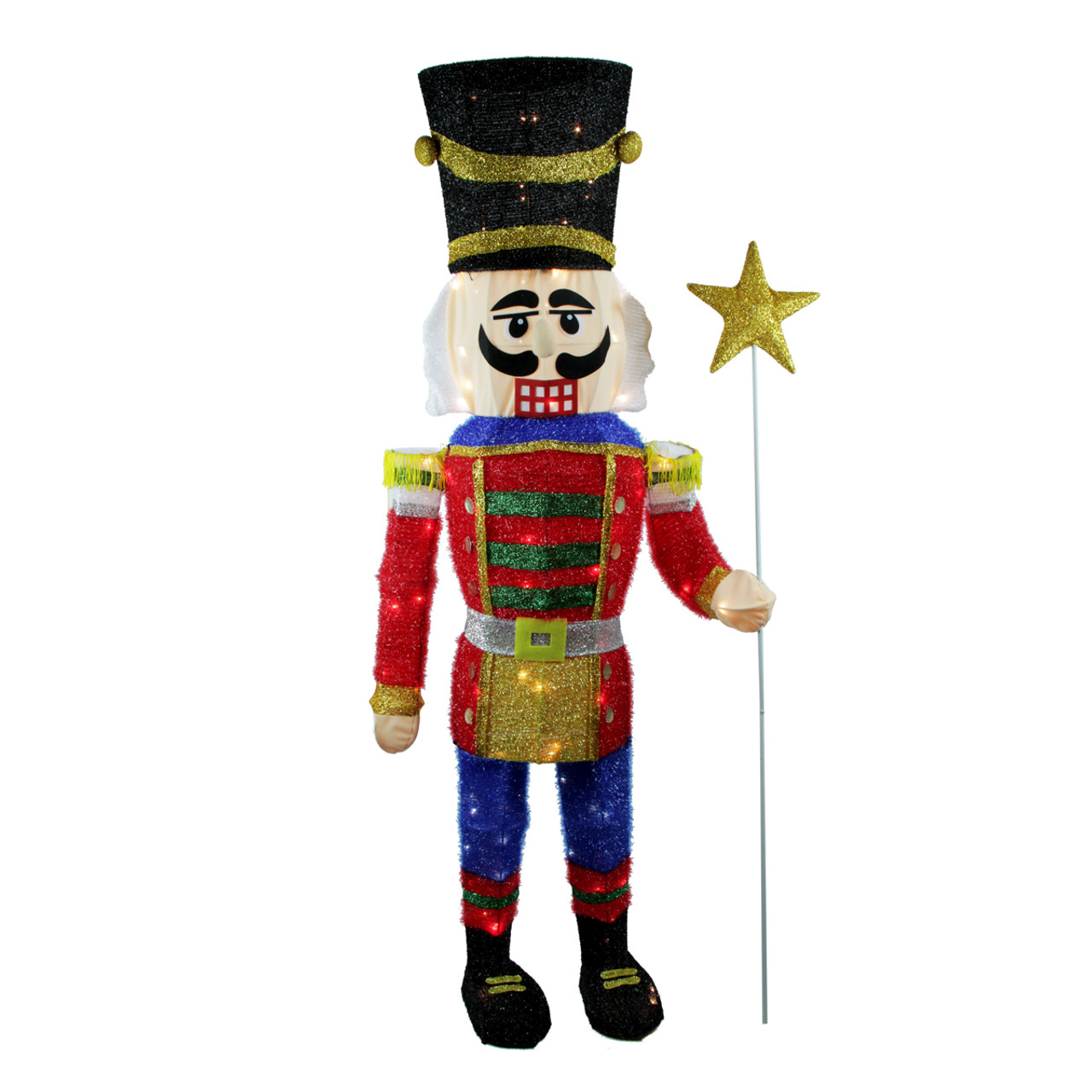65 lighted sparkling tinsel nutcracker christmas outdoor decoration 31743073 - Outdoor Lighted Tinsel Christmas Decorations 65 lighted sparkling tinsel nutcracker christmas outdoor decoration 31743073 - Outdoor Lighted Tinsel Christmas Decorations