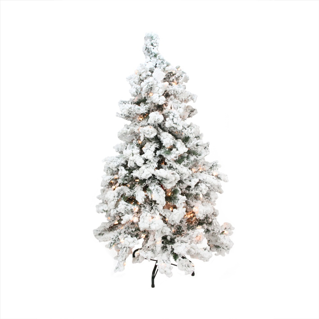 9 39 pre lit heavily flocked pine medium artificial heavily flocked christmas trees