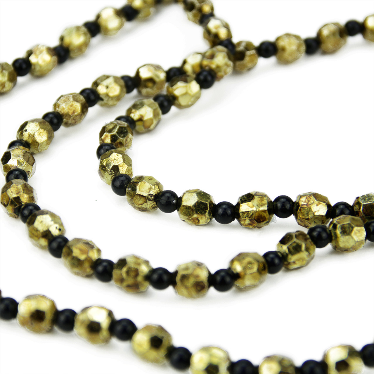 30 elegant contemporary style black and gold beaded christmas garland swag 31464606 - Beaded Christmas Garland 30 elegant contemporary style black and gold beaded christmas garland swag 31464606 - Beaded Christmas Garland