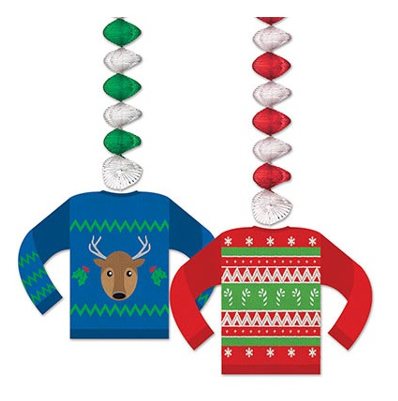 club pack of 24 ugly sweater dangler christmas hanging decorations 30 32146772 - Christmas Hanging Decorations club pack of 24 ugly sweater dangler christmas hanging decorations 30 32146772 - Christmas Hanging Decorations