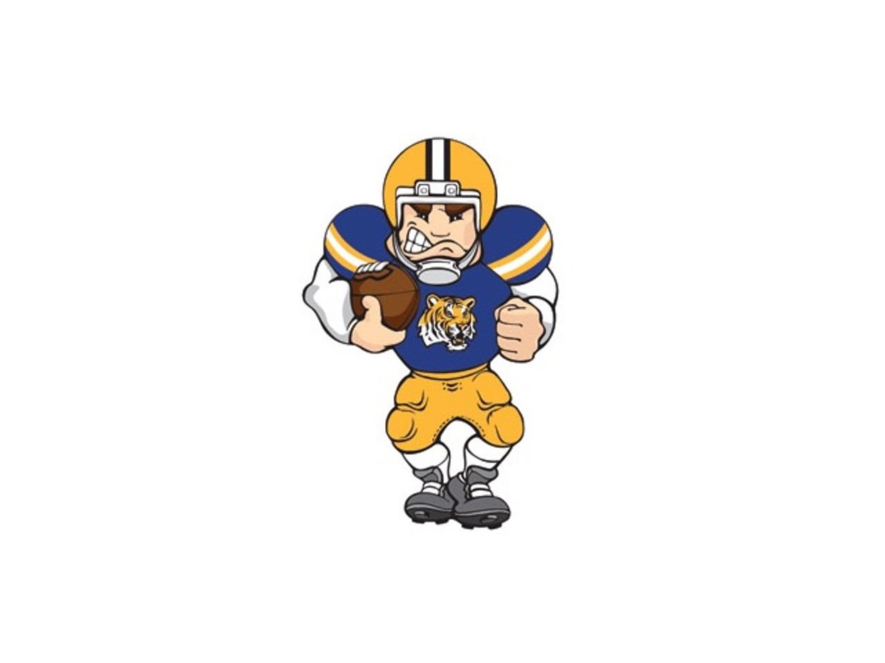 Download 20" NCAA LSU Tigers Lighted Window Football Player #2651 ...