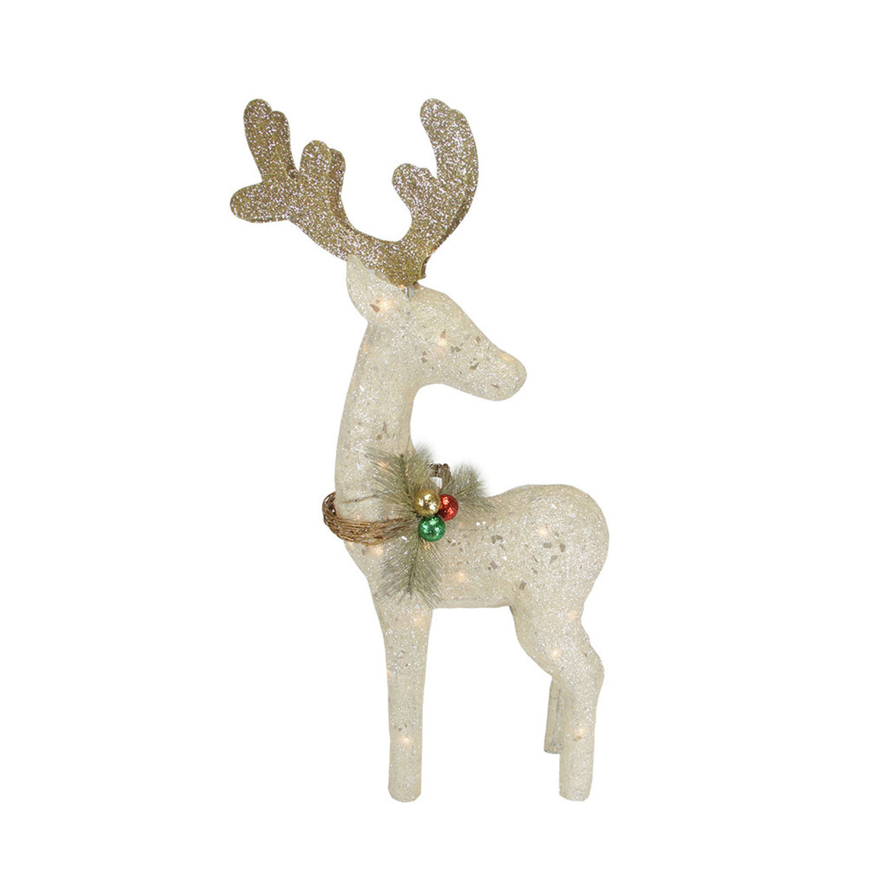 37 lighted sisal standing reindeer christmas outdoor decoration 31467160 - Lighted Animals Christmas Decoration 37 lighted sisal standing reindeer christmas outdoor decoration 31467160 - Lighted Animals Christmas Decoration