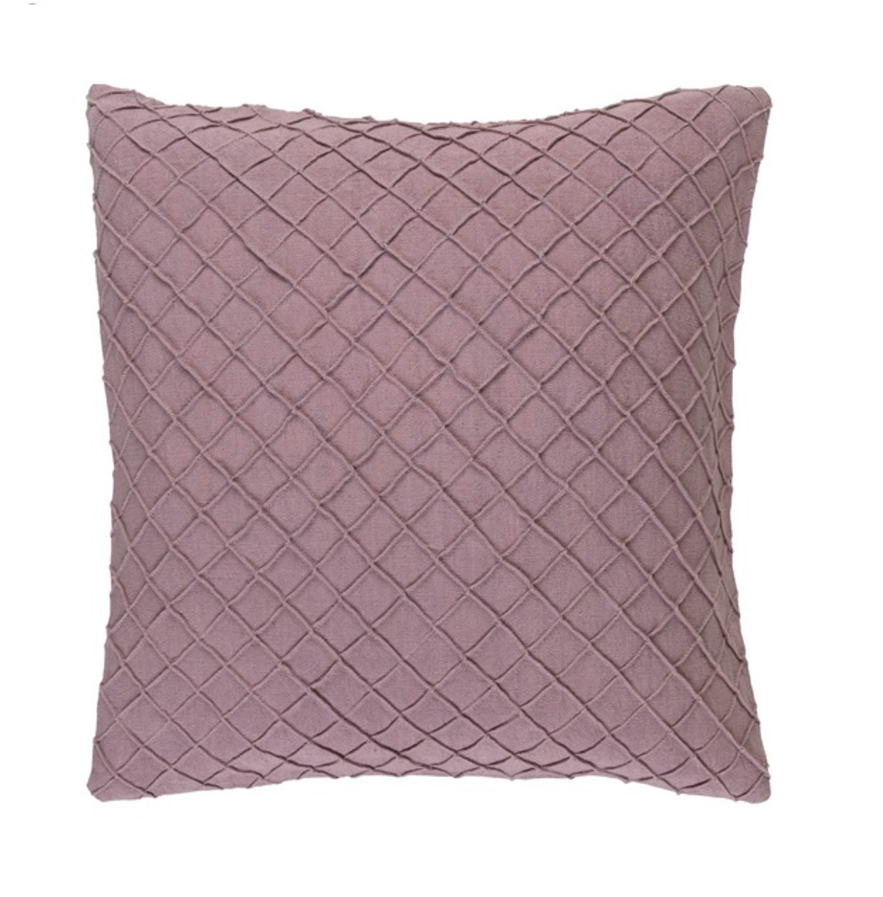 18? Purple Mauve Woven Decorative Throw Pillow-Down Filler Christmas Central