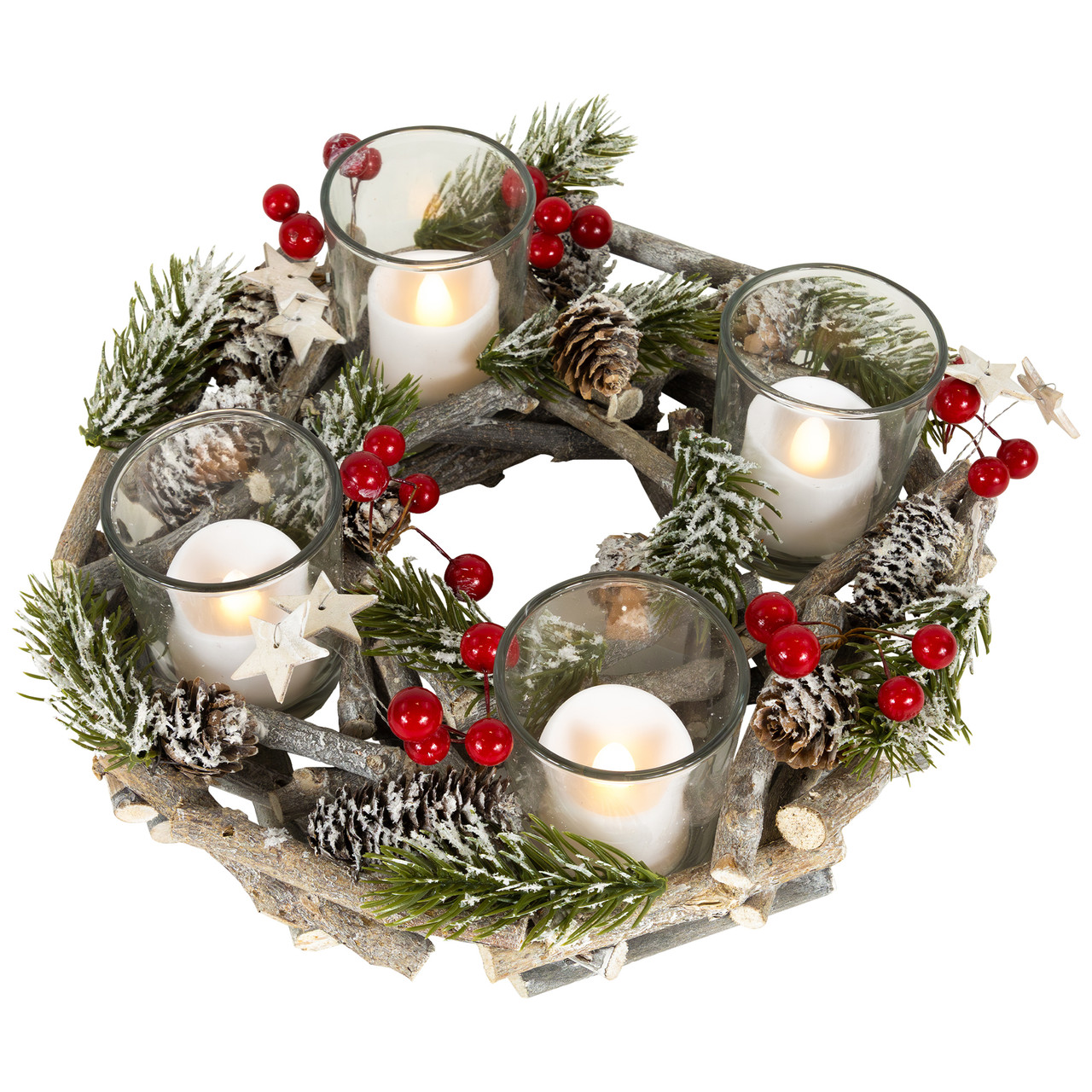 10 frosted berries branches and stars christmas votive candle holder centerpiece 32262306 - How To Decorate Votive Candle Holders For Christmas 10 frosted berries branches and stars christmas votive candle holder centerpiece 32262306 - How To Decorate Votive Candle Holders For Christmas
