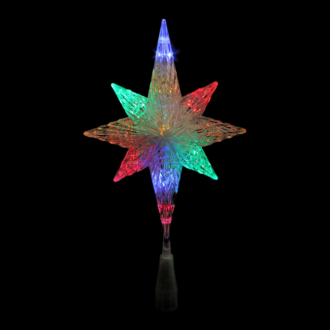 11 LED Lighted Crystal Star Of Bethlehem Christmas Tree Topper Multi   Gq57z1YzqIEb0bii7mFZItQJWlKpfbhG 35  00356.1507662108 