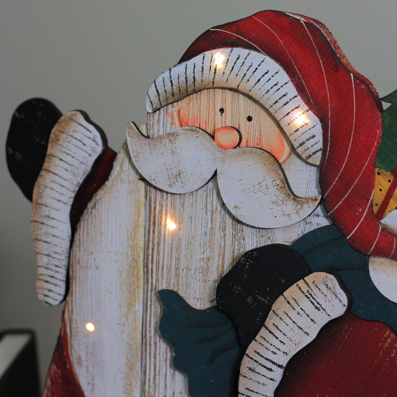 195 wooden standing santa claus led lighted christmas decoration 32618587 - Wooden Led Christmas Decoration 195 wooden standing santa claus led lighted christmas decoration 32618587 - Wooden Led Christmas Decoration