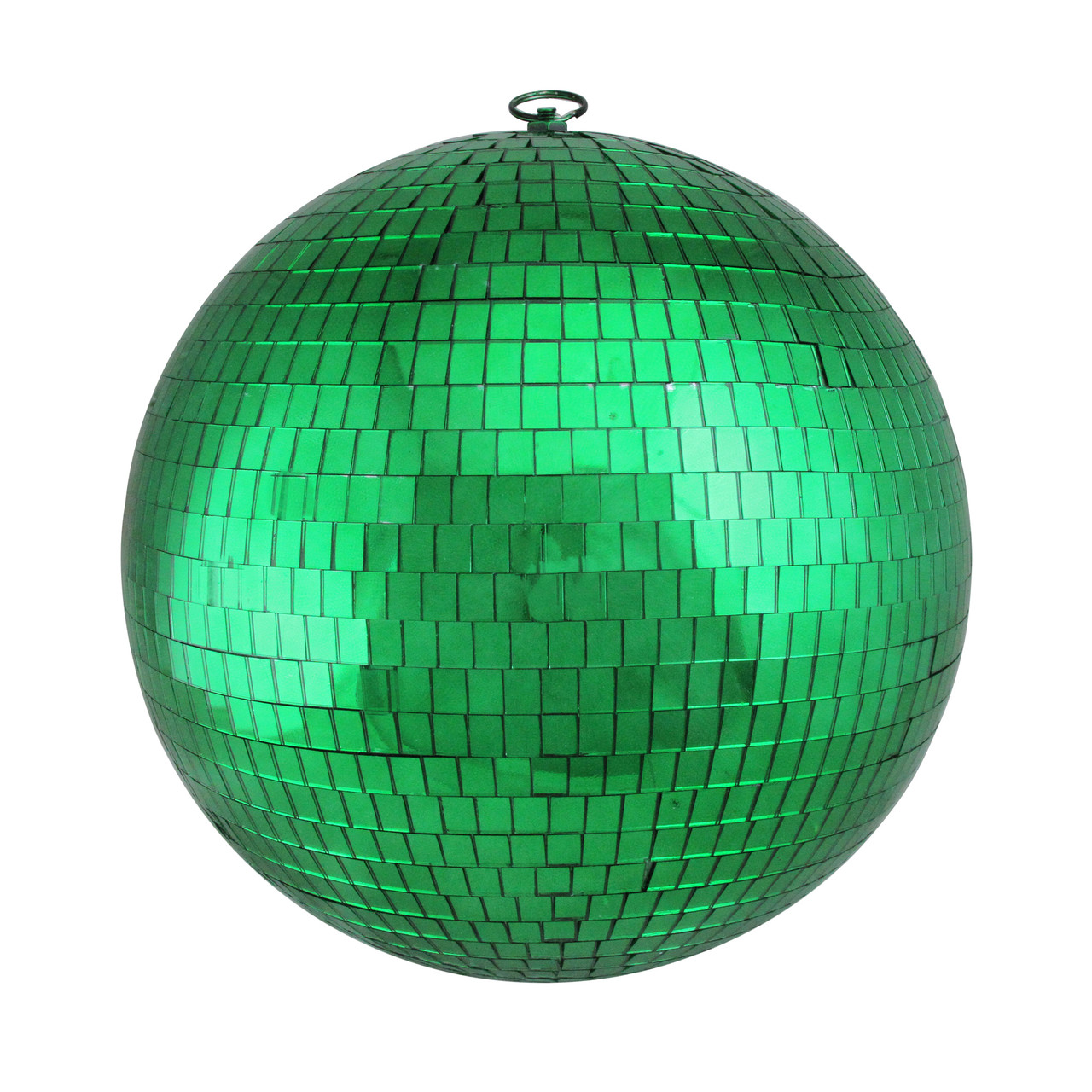 green mirrored glass disco ball christmas ornament 12 300mm
