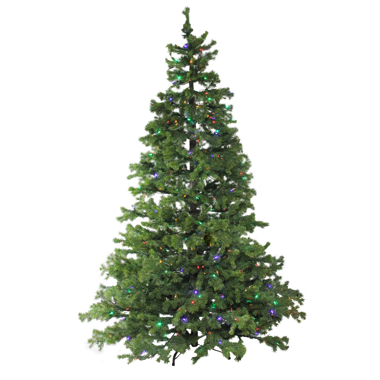7 5 39 layered pine instant power technology single plug led christmas tree lights that change colors