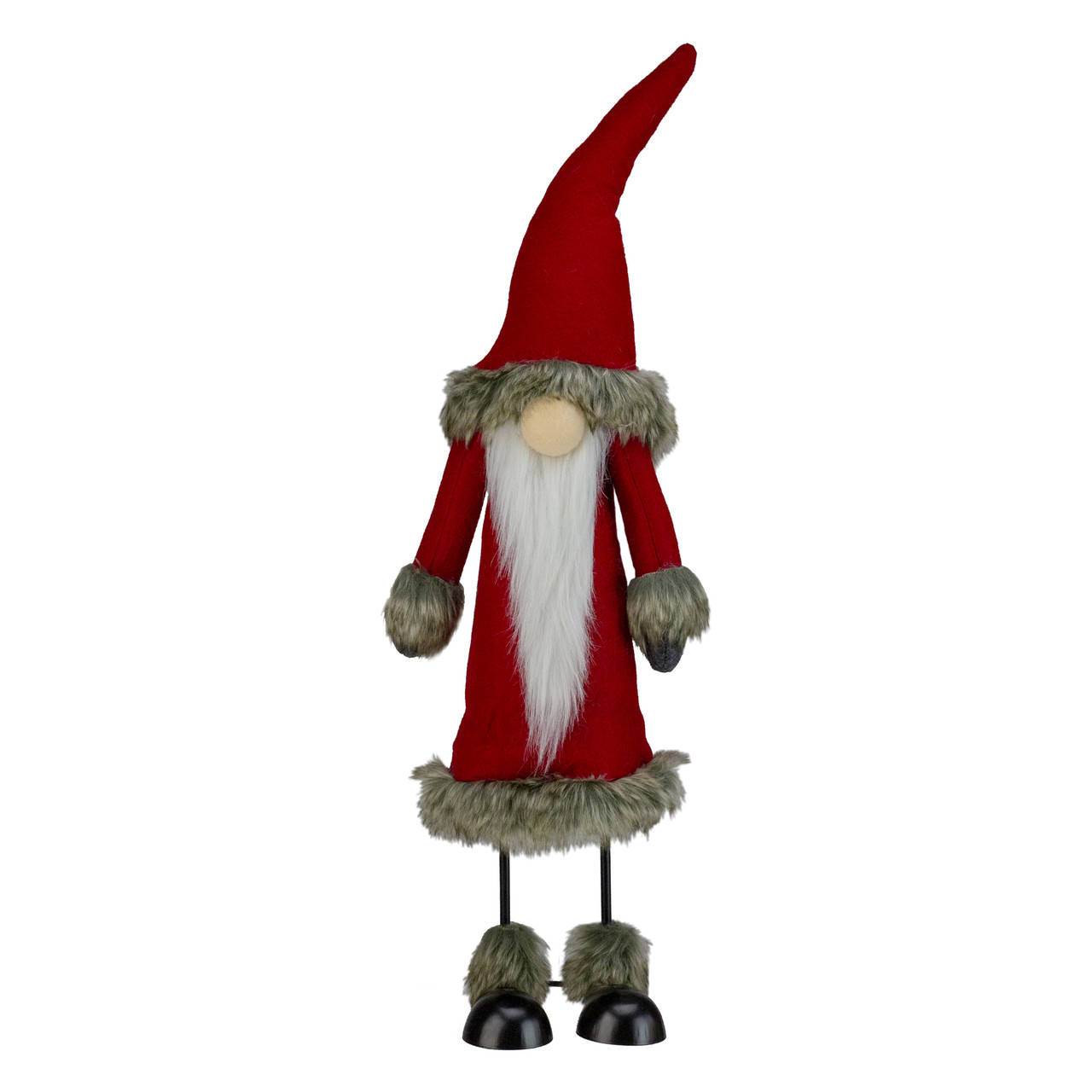 22” Bobbling Red Christmas Santa Gnome with Metal Spring Frame ...