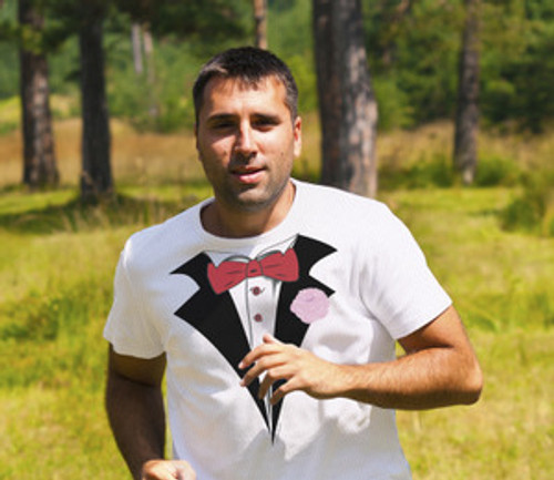 Athletic Tuxedo T-shirt Dry Weave
