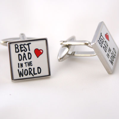 Cufflinks Best Dad in The World