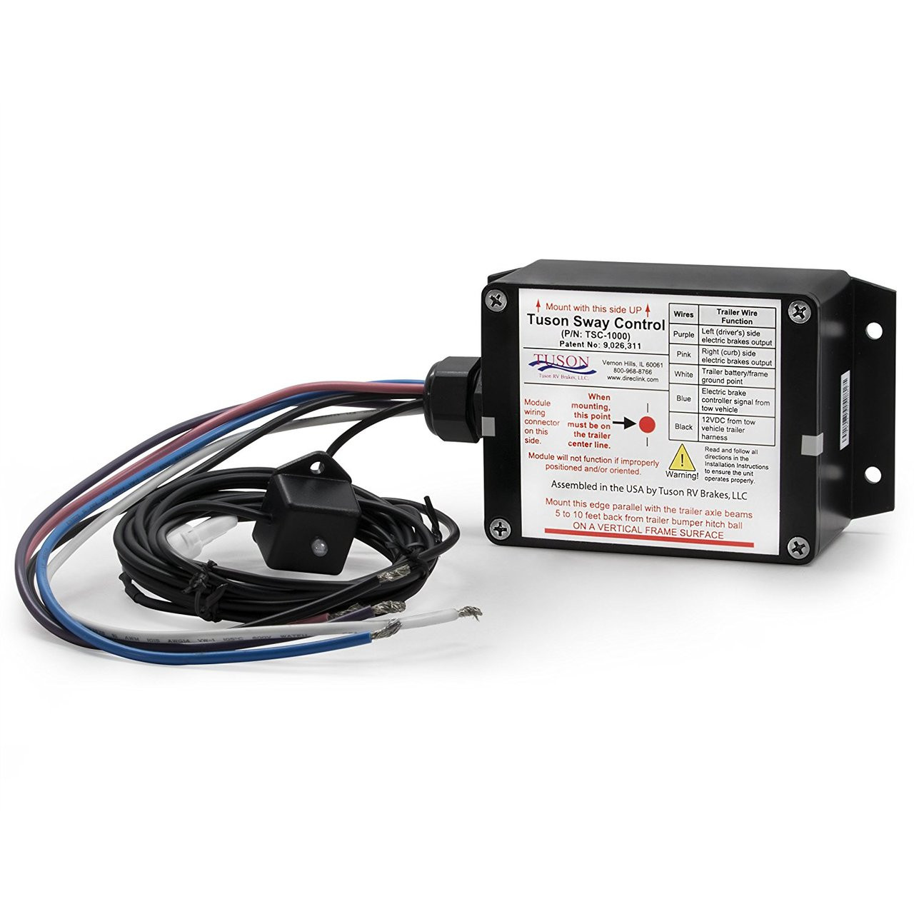 RV Sway Control System Towing Trailer Electric Brake by Tuson RecPro