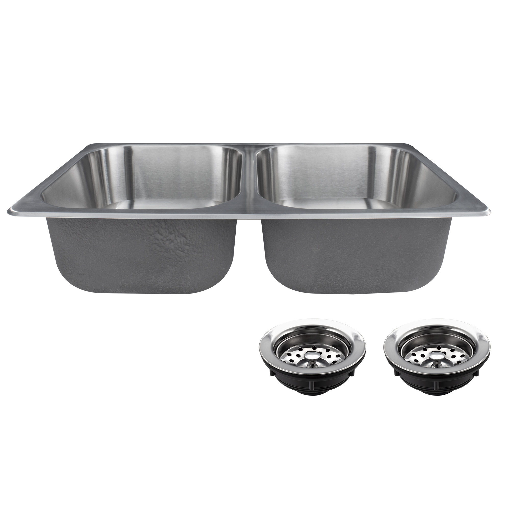 25 x 19 Composite RV Sink - Double Basin - RecPro