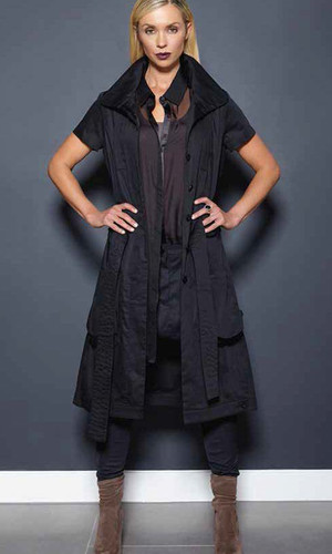 C1081 Trench Jacket (Black) by Carbon 12*