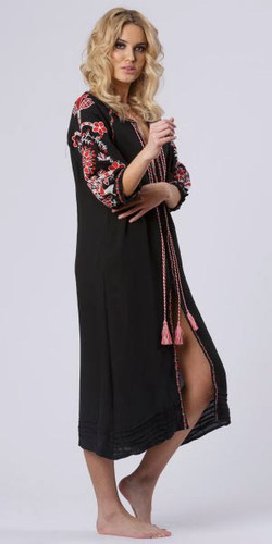 Mexicana Dress Black by KITCHY KU*