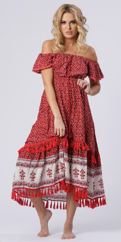 Pommy Dress Red by KITCHY KU*